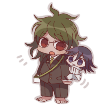 Gonta and Kokichi Chibi Roblox decal
