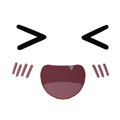 Blush Face One Teeth Roblox item