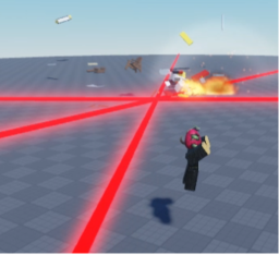 Giant Spinning Laser!