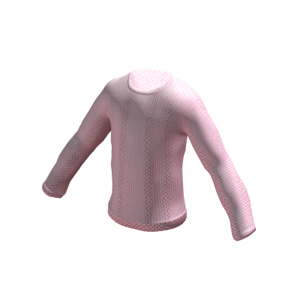 Cutesy pink wool sweater thumbnail
