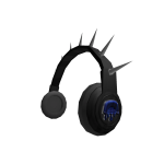 Blue Logo Spike Headphones