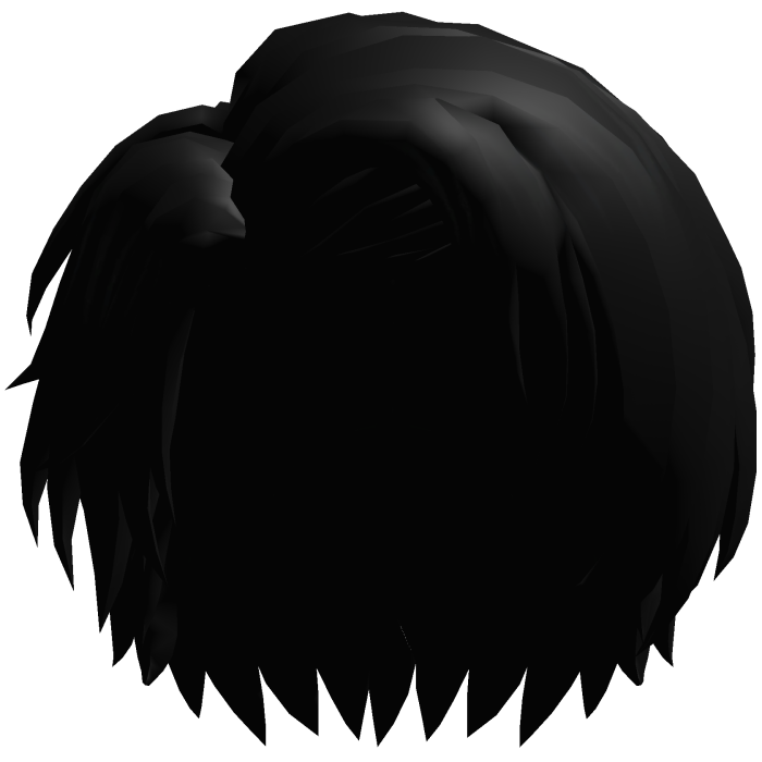 Black Messy Cursed Sorcerer Hair