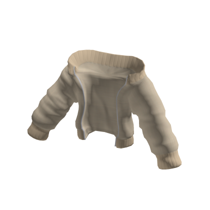 Beige Oversized Off Shoulder Jacket