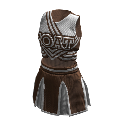 Cheerleader Uniform | Brown White thumbnail