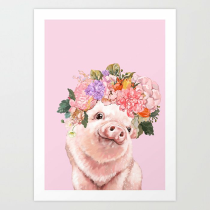 [purple/pink] baby pig Roblox decal