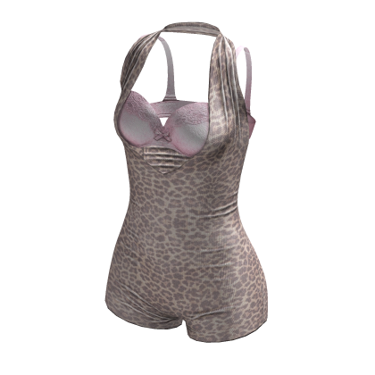 ☆ Runway Lace & Leopard Bodysuit thumbnail