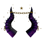 Amethyst Celestial Horns