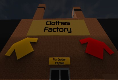 (the hardest obby ever) Clothes factory escape