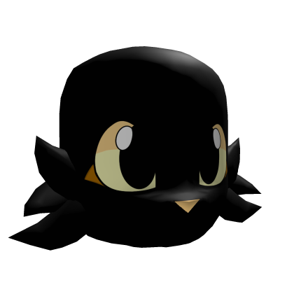 Black cat face (male)