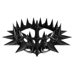 Monochrome Gothic Cross Crown