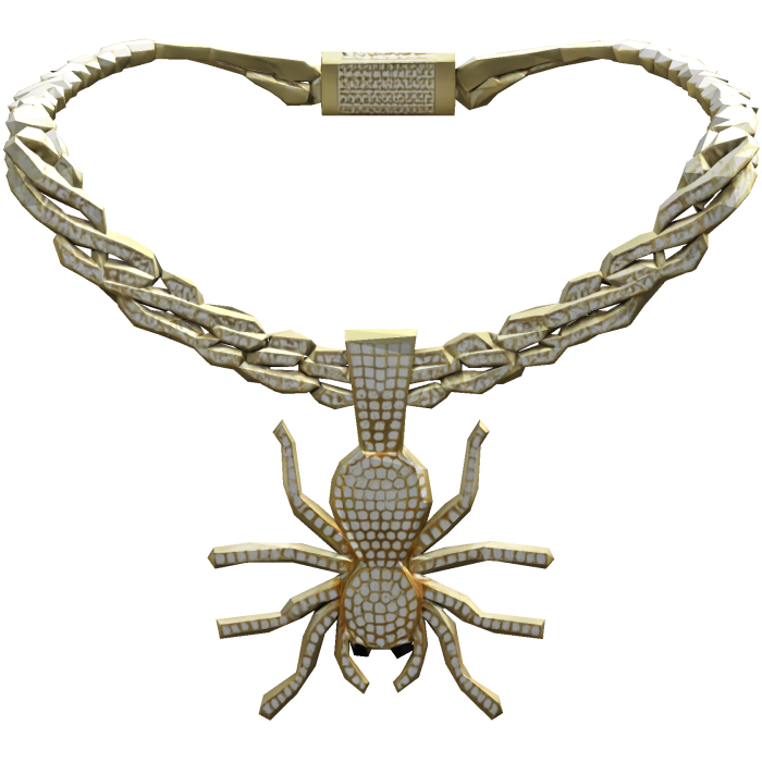 Iced Out Cuban Spider Bling Bling Chain Necklace