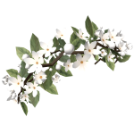 Dainty Victorian Flower Crown (White)