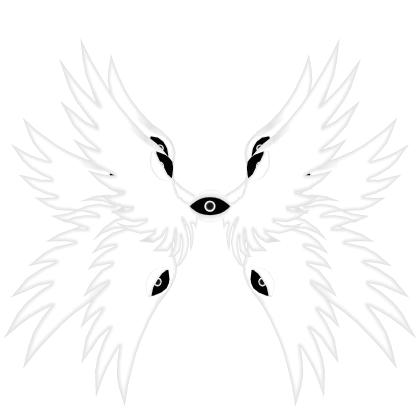 Glowing Angel Wings w/ Following Eyes