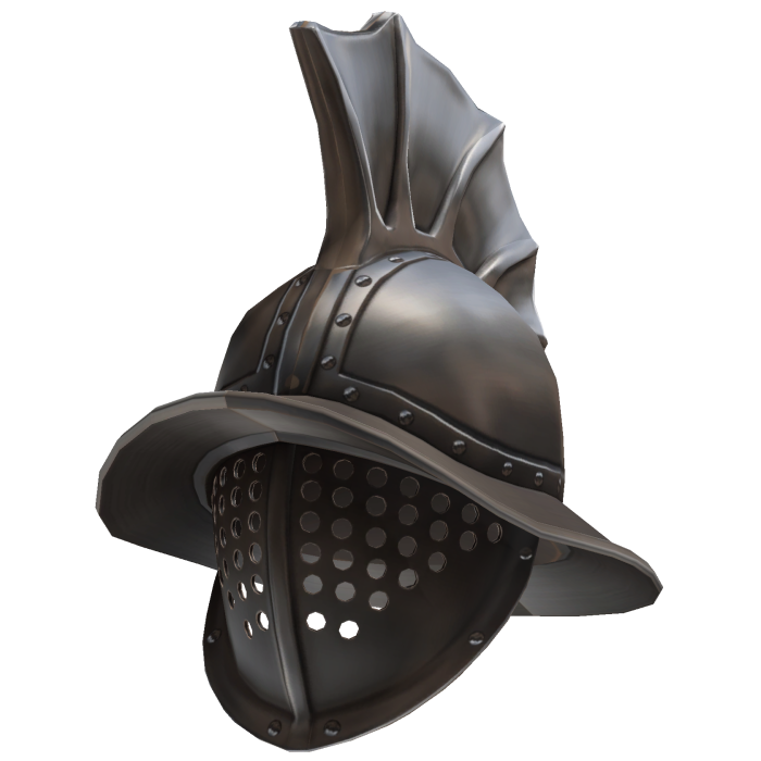 Silver Metallic Gladiator Roman Vintage Helmet