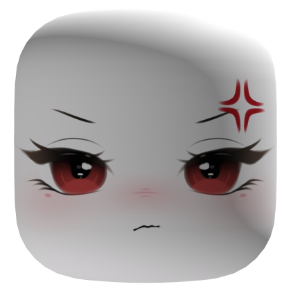 Angry Kawaii Chibi Face Roblox item
