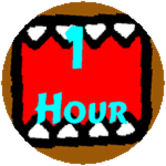 You played for 1 hour! 