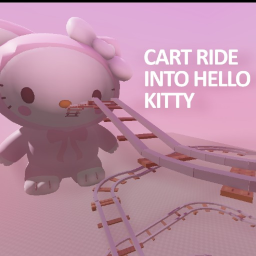 Cart Ride Into Hello Kitty !
