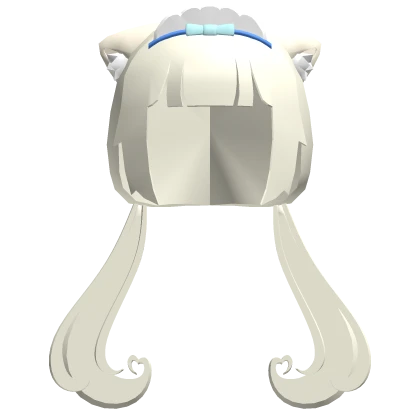 wii mii low poly nekopara vanilla hair | Roblox Item - Rolimon's