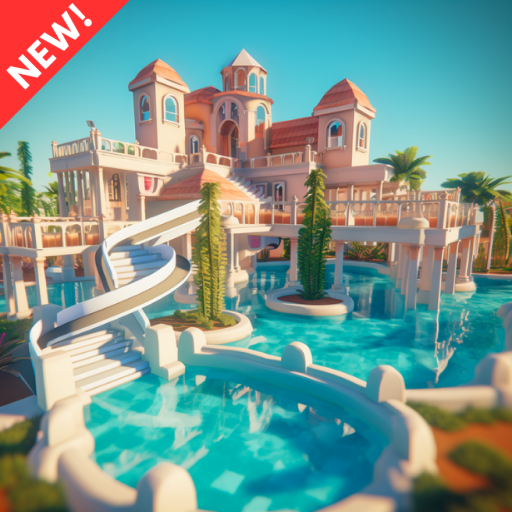 🏝️Waterpark Mansion Tycoon🏝️ official Roblox game thumbnail
