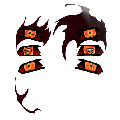 Kokushibo eyes addon Demon Slayer (for man face) Roblox item