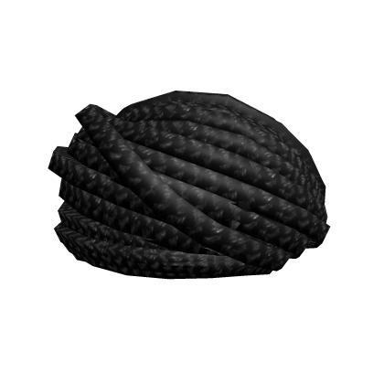 Box Braid Bun in Black Roblox item