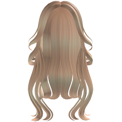 Blonde Stylish Long Wavy Hair Roblox item