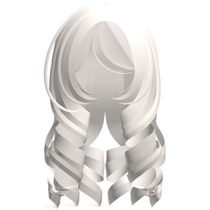 cute long curly princess doll hair in light blonde