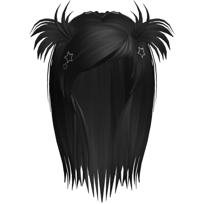 Scene Emo Spikey Vkei Rockstar Hair (black) Roblox item