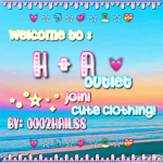 ʚɞ h + a outlet! ʚɞ