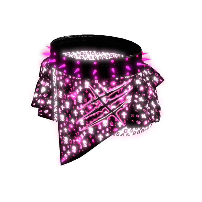 Glowing Punk Studded Mini Skirt Purple[MAX]