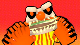 Uciekaj od pana Fast Food (SCARY OBBY)