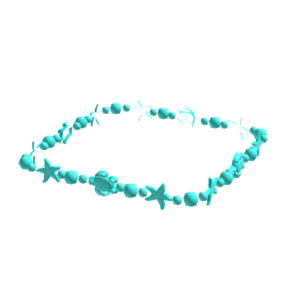 Beach Anklet In Teal