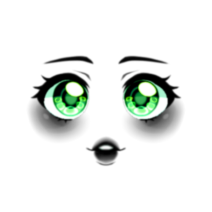black makeup Roblox decal