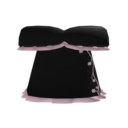 Cherry Blossom Dress Black Roblox item