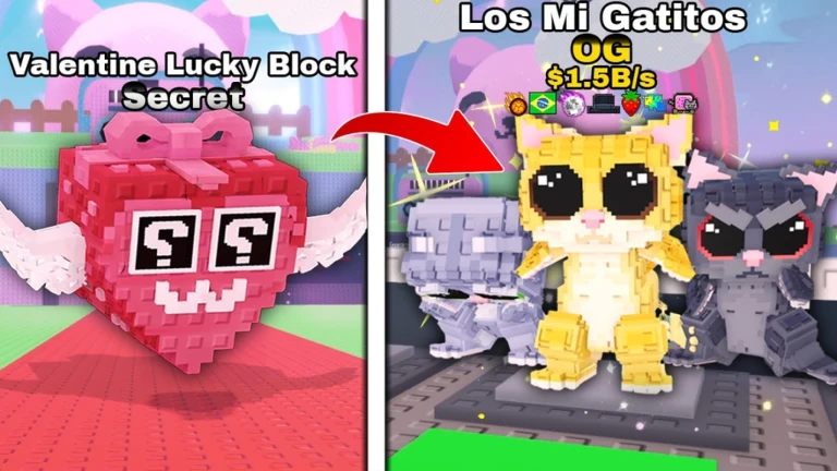 ️ Bloque de la Suerte de San Valentín X9999 | Juega en Roblox