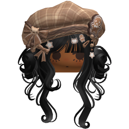 ♡ Christmas Gingerbread Buns (Black)