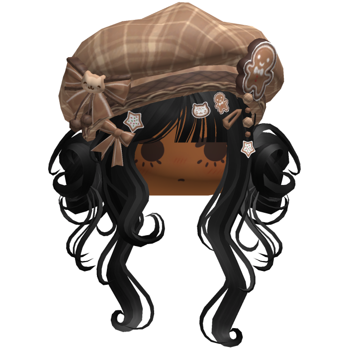 ♡ Christmas Gingerbread Buns (Black)