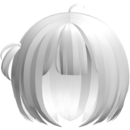 ♡ ꒰ cutecore soft kawaii baby pigtail hair┊white Roblox item