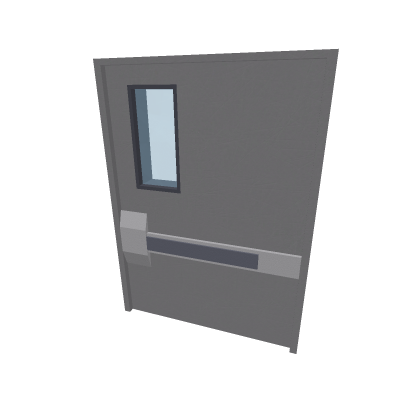 Interactable Metal Door