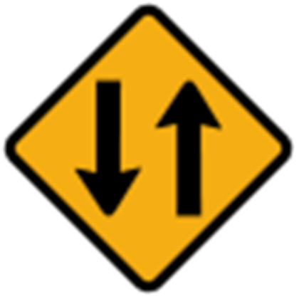 2 Way Traffic Sign Roblox decal