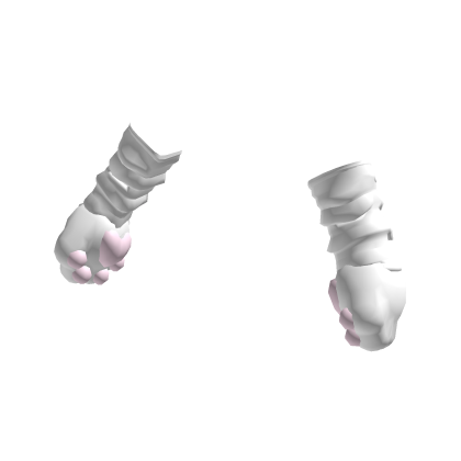 ♡ : white kawaii cat paw arm warmers thumbnail
