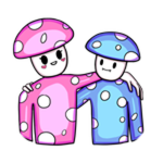 "Friends forever!"