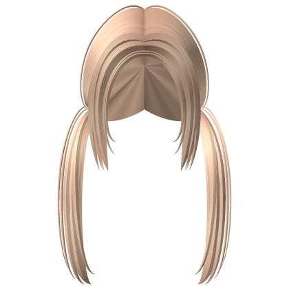 Cute Y2K Low Pigtails DH Hair in Blonde Roblox item