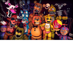 FNAF 2 map [lighting kinda bad]