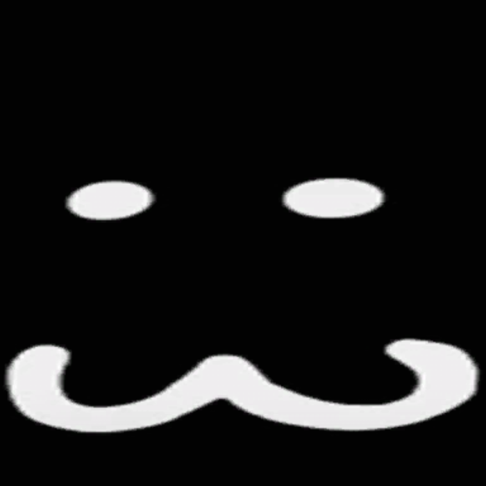 Silly Black Cat Face Background