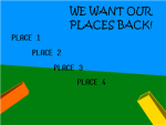 Give Us Our Places!!!