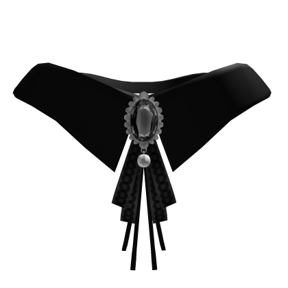 Black Gothic Pendant Collar 1.0 [Black]