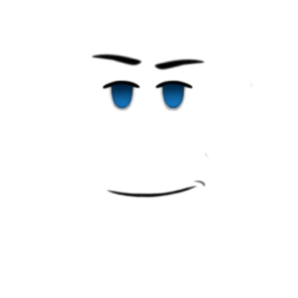 Blue eyes face Smile Roblox decal
