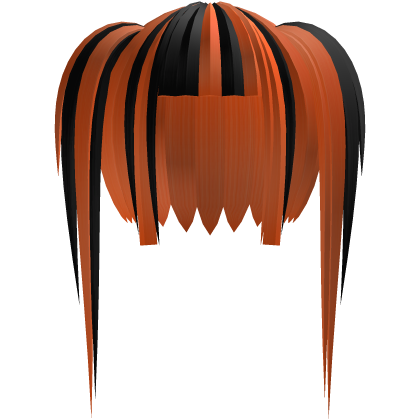 🎃 ⭑ Spectral Gothic Pigtails || Halloween Orange