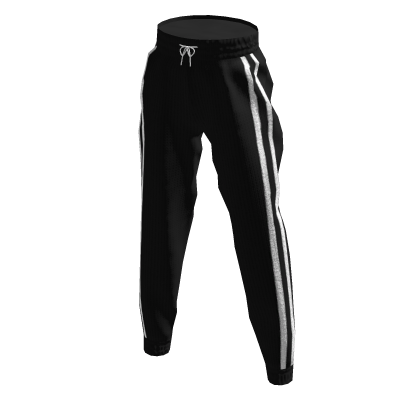 Sporty Sweatpants - Black